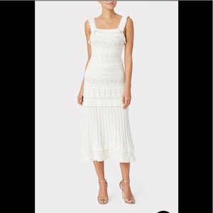 Lightweight Pointelle Midi Dress